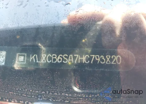 2017 Chevrolet Spark Ls Cvt из США, поврежденный, VIN KL8CB6SA7HC793820